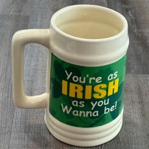 40oz “You’re as Irish As You Wanna Be” Novelty Beer Mug